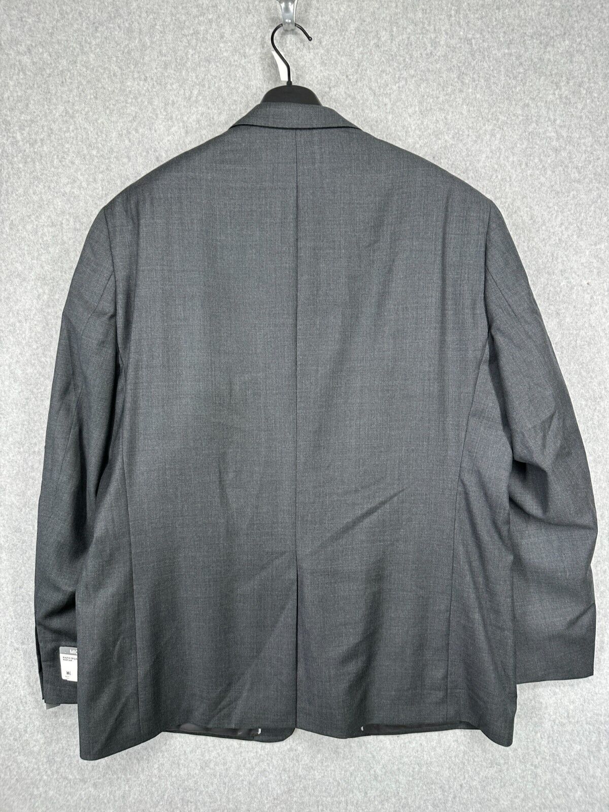 MICHAEL KORS Suit Jacket Size 48L Gray Classic Fit Wool Blend Stretch NWT $450