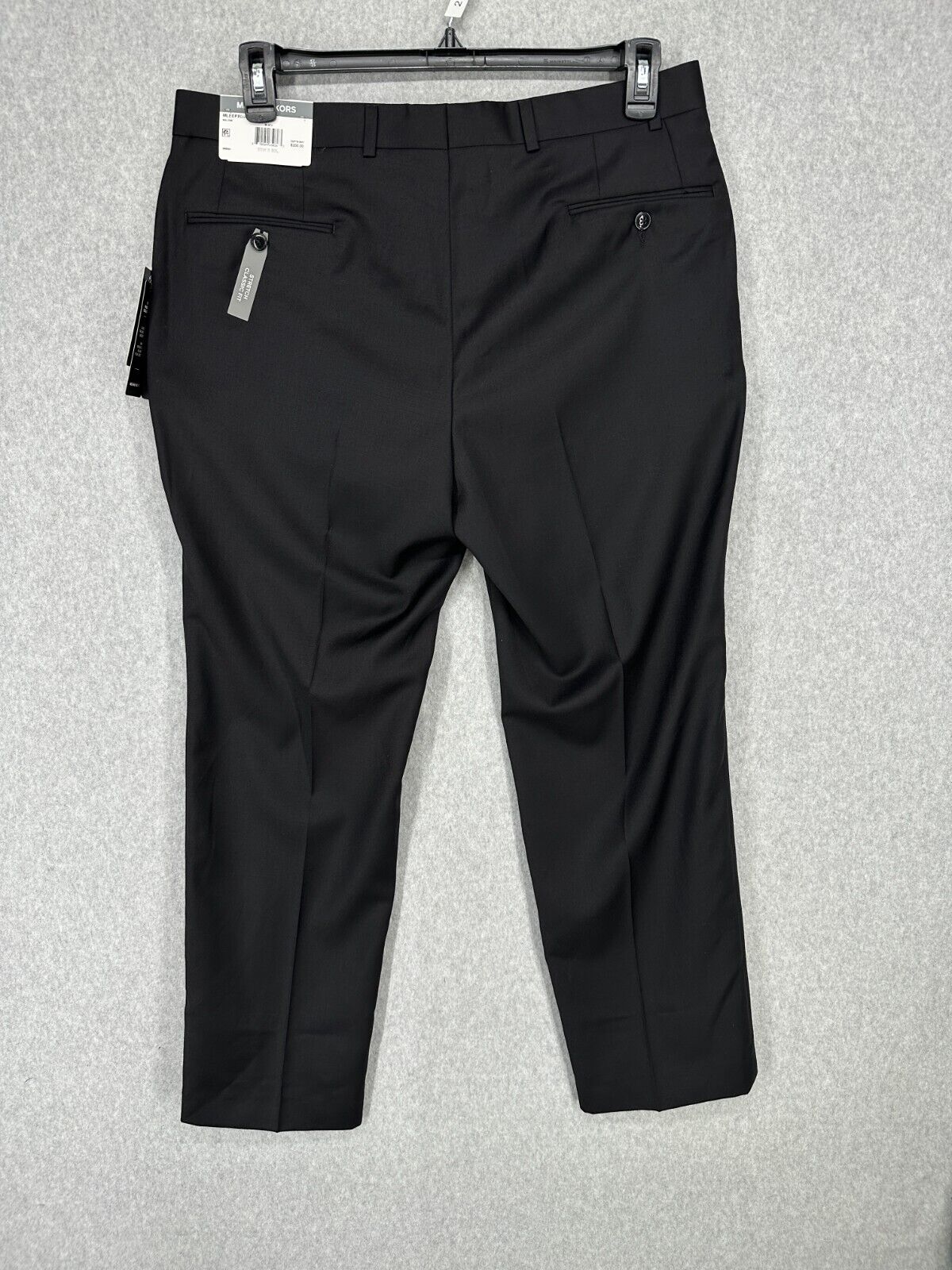 Michael Kors Suit Pants Mens Size 35x30 Black Classic Fit Wool Blend NWT