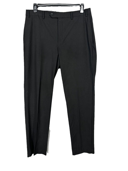 Michael Kors Dress Pants Mens Size 36x34 Black Classic Fit Performance FLAWS