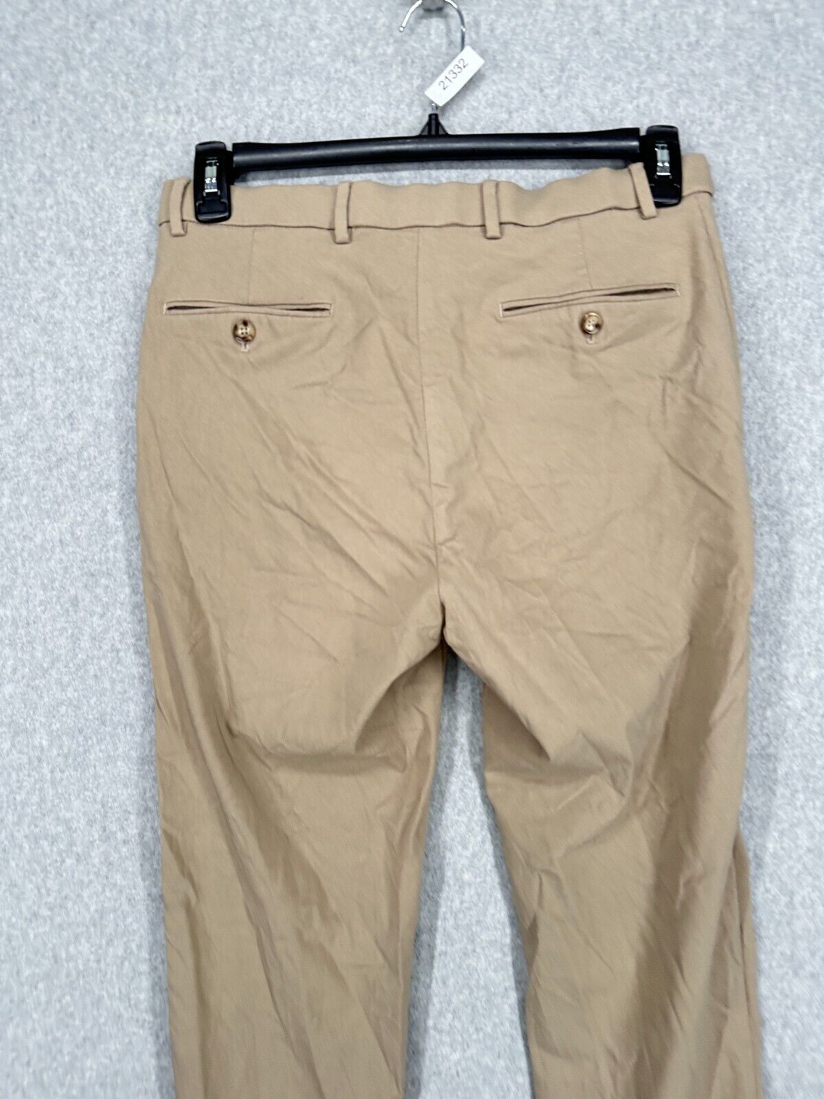 TOMMY HILFIGER Performance Pants Mens Size 32x34 Tan Modern Fit TH Flex Stretch