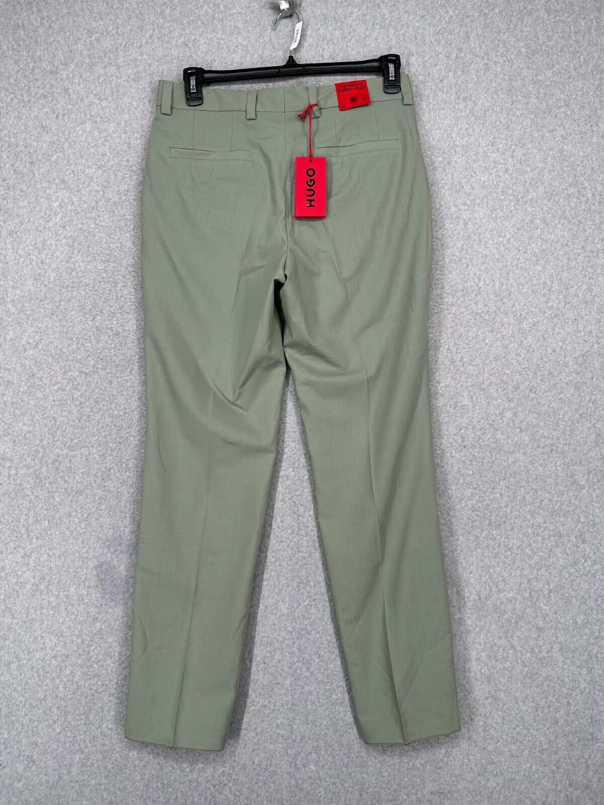 HUGO BOSS Suit Pants Mens Size 30x32 Celery Green Modern Fit Wool Blend NWT