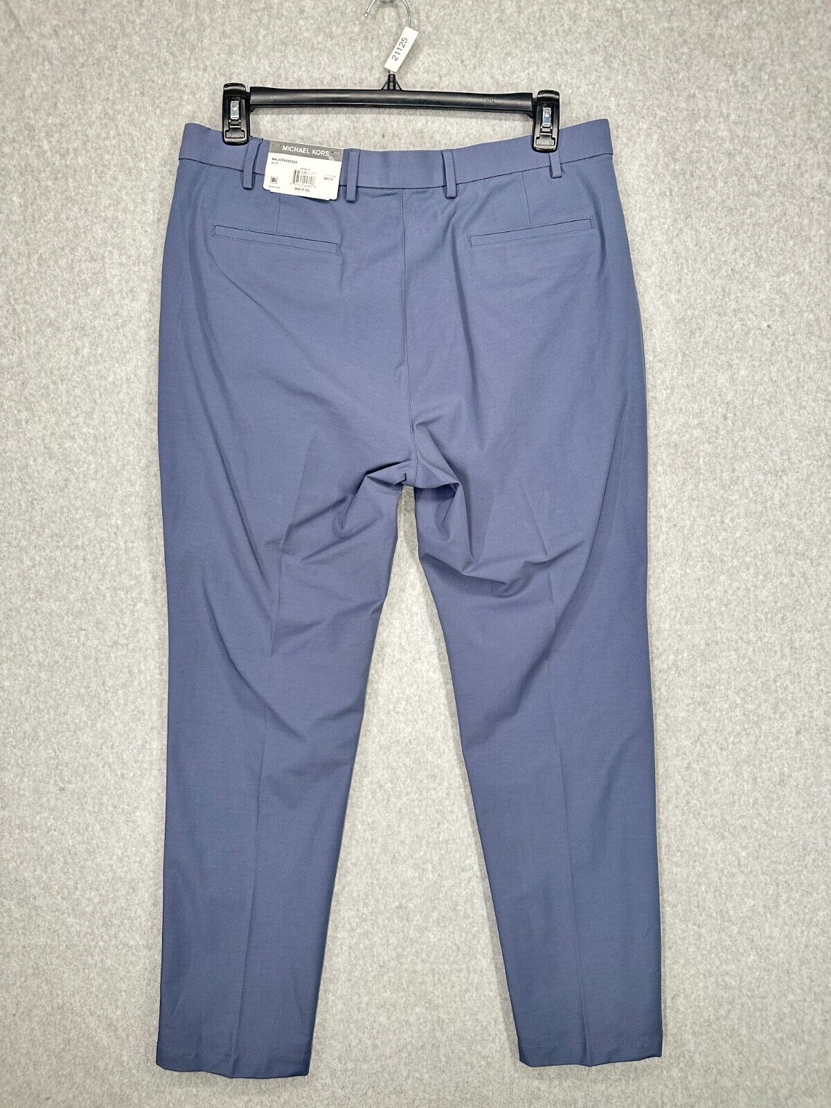 Michael Kors Dress Pants Men Size 36x32 Ash Blue Classic Fit Stretch Performance