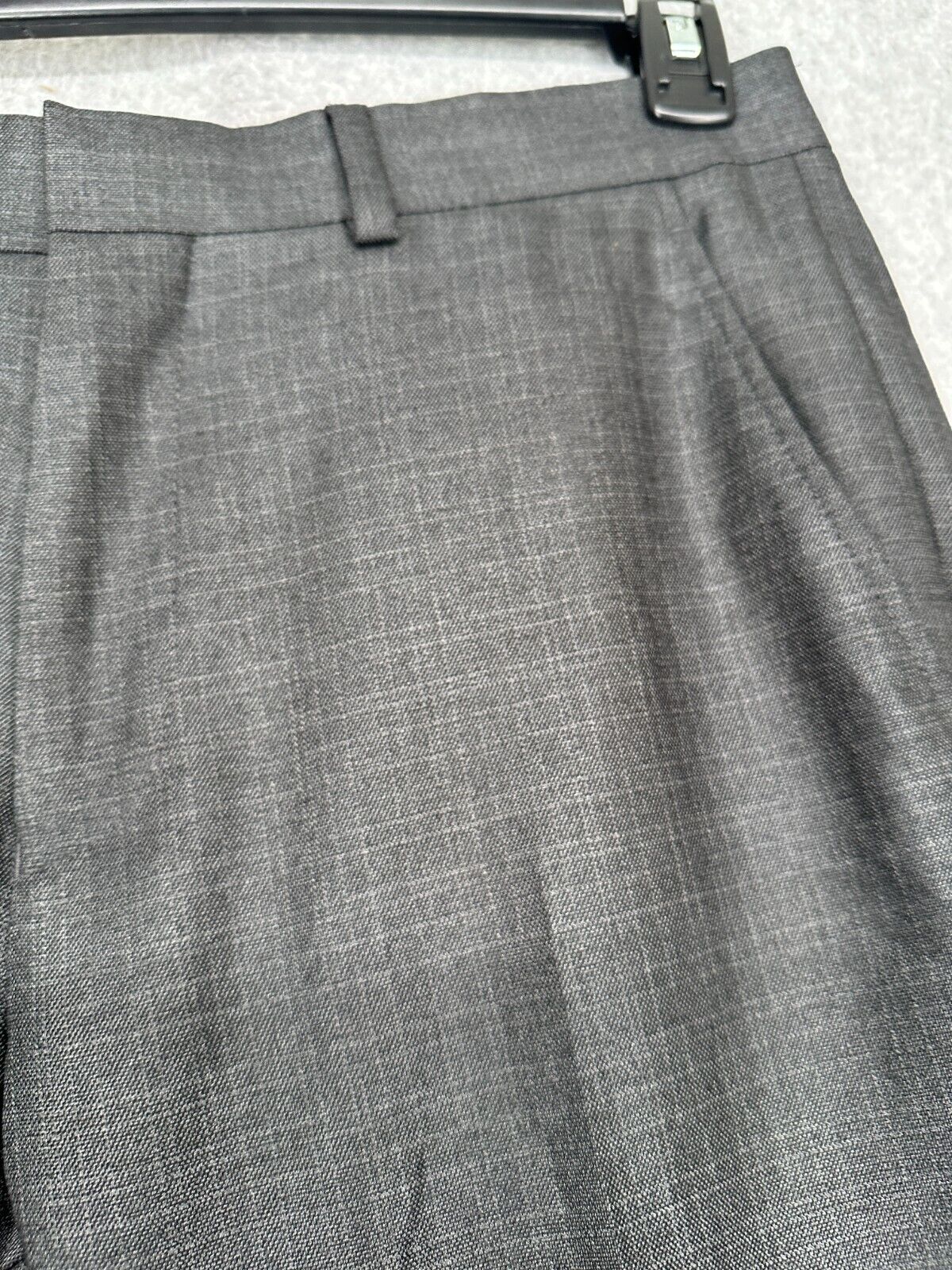 Kenneth Cole Suit Mens Size 36R 30x32 Gun Metal Slim Fit Ready Flex 2-Piece