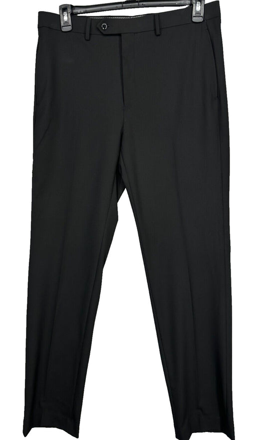 Michael Kors Dress Pants Mens Size 34x34 Black Classic Fit Performance NWOT