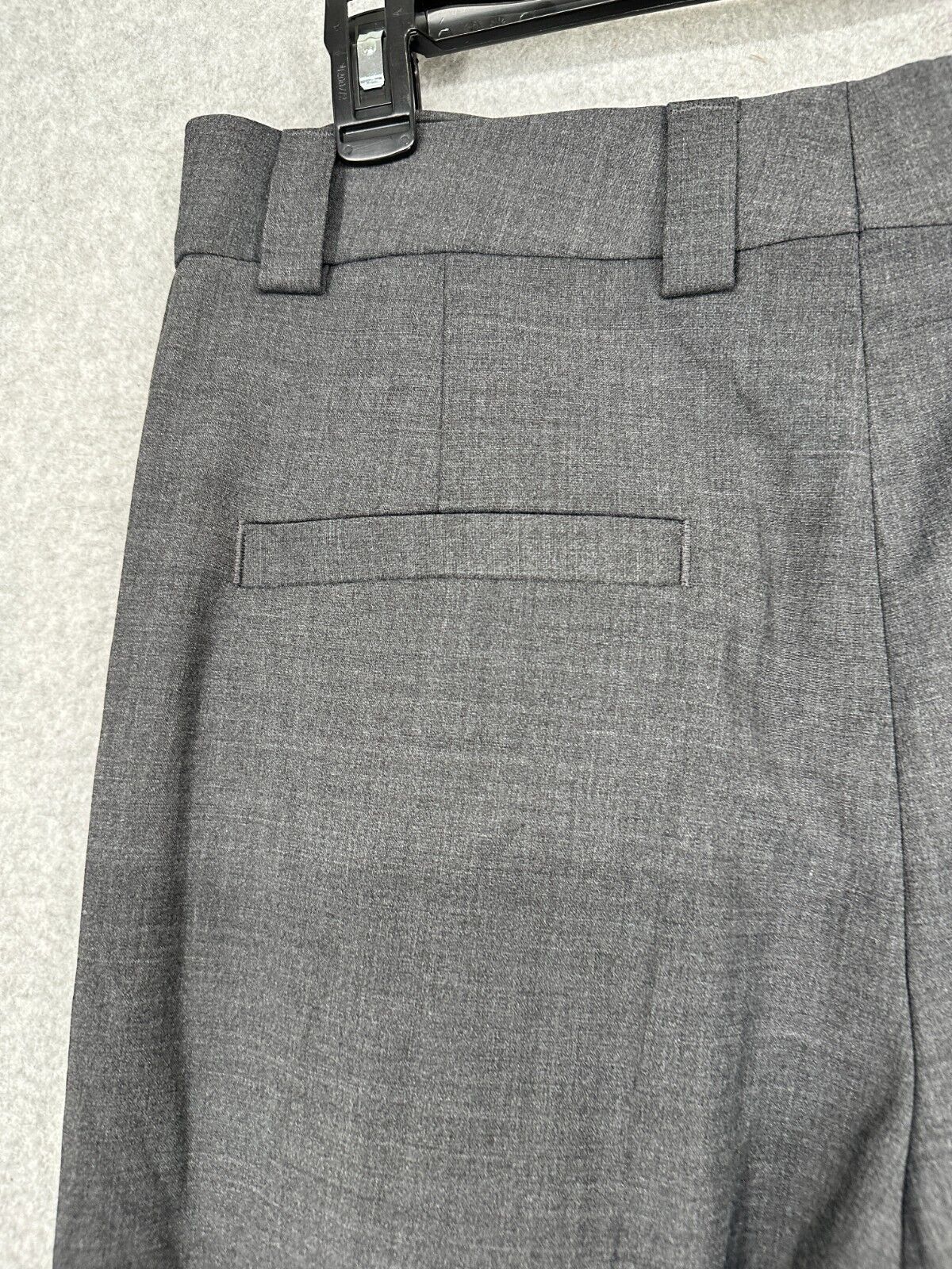 HUGO BOSS Suit Pants Mens Size 34x32 Dark Gray Side Snap Tear Away Slim Fit NWT