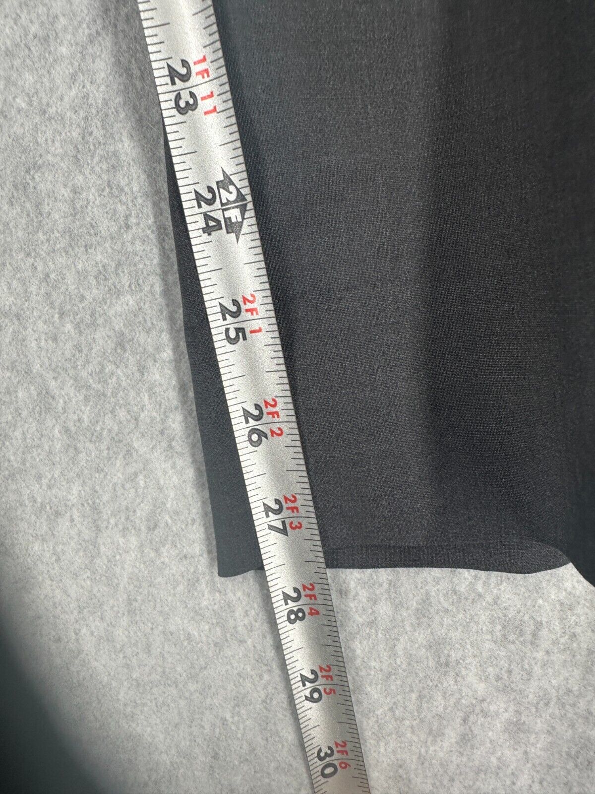 Calvin Klein Dress Pants Mens Size 33x27 Dark Gray Wool Blend Infinite Stretch