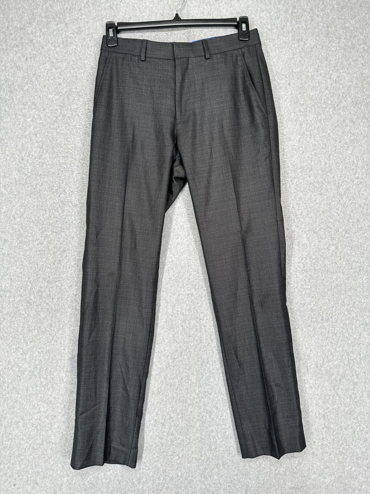 Kenneth Cole Suit Mens Size 36R 30x32 Gun Metal Slim Fit Ready Flex 2-Piece