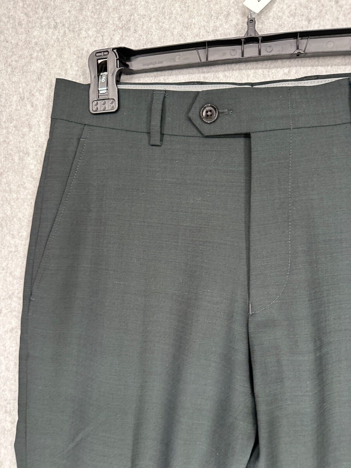 BAR III Dress Pants Mens Size 29x30 Emerald Green Slim Fit Wool Blend NWOT $175